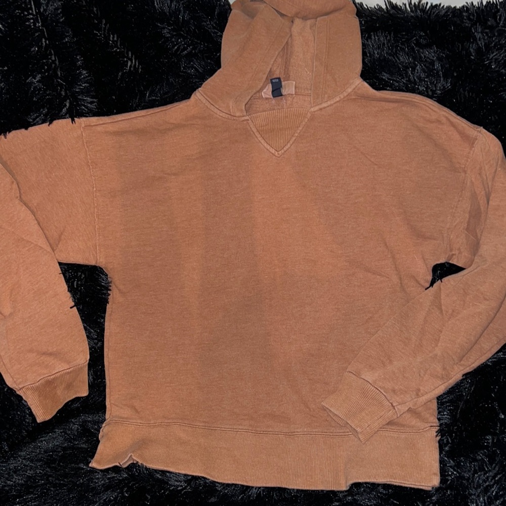 Orange target sweater